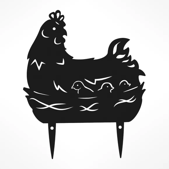 dlya-sada/sadovyj-dekor/nabor-sadovyh-figurok-kurochki-metal