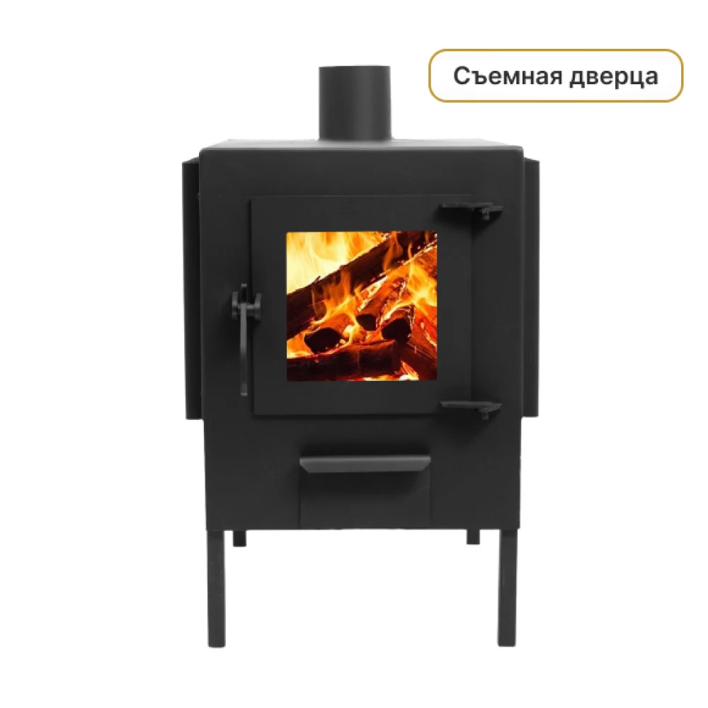 Фото Печь-буржуйка «Теплосталь Стандарт» со стеклянной дверцей (8) Фото Печь-буржуйка «Теплосталь Стандарт» со стеклянной дверцей (8)